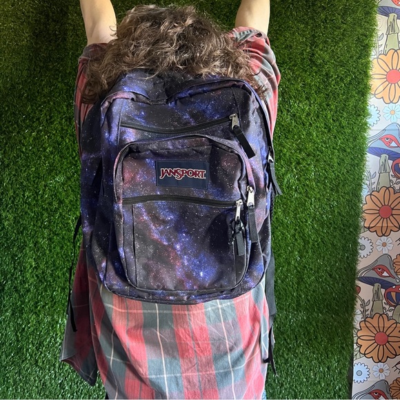 Jansport Big Student Backpack Galaxy Universe Stars Outer Space main image 5